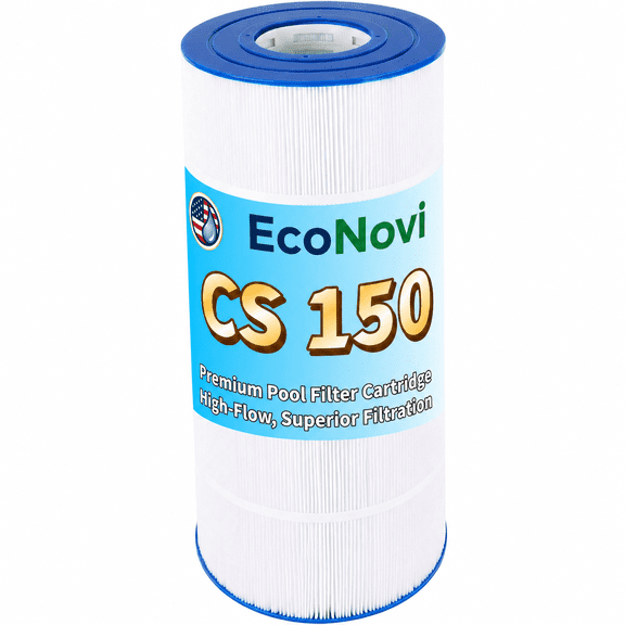 EcoNovi Pro Series Pool Filter Cartridge Compatible with Jandy CS150 and Waterway Clearwater II / ProClean Plus 150, Replacement for R0462300, 817-0150N, PJANCS150, Unicel C-8414