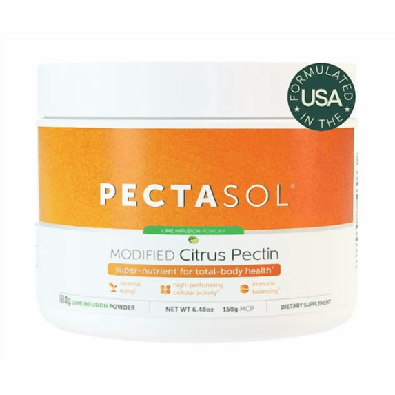 EcoNugenics PectaSol Lime Flavored modified citrus pectin dietary supplement 183.75 Grams