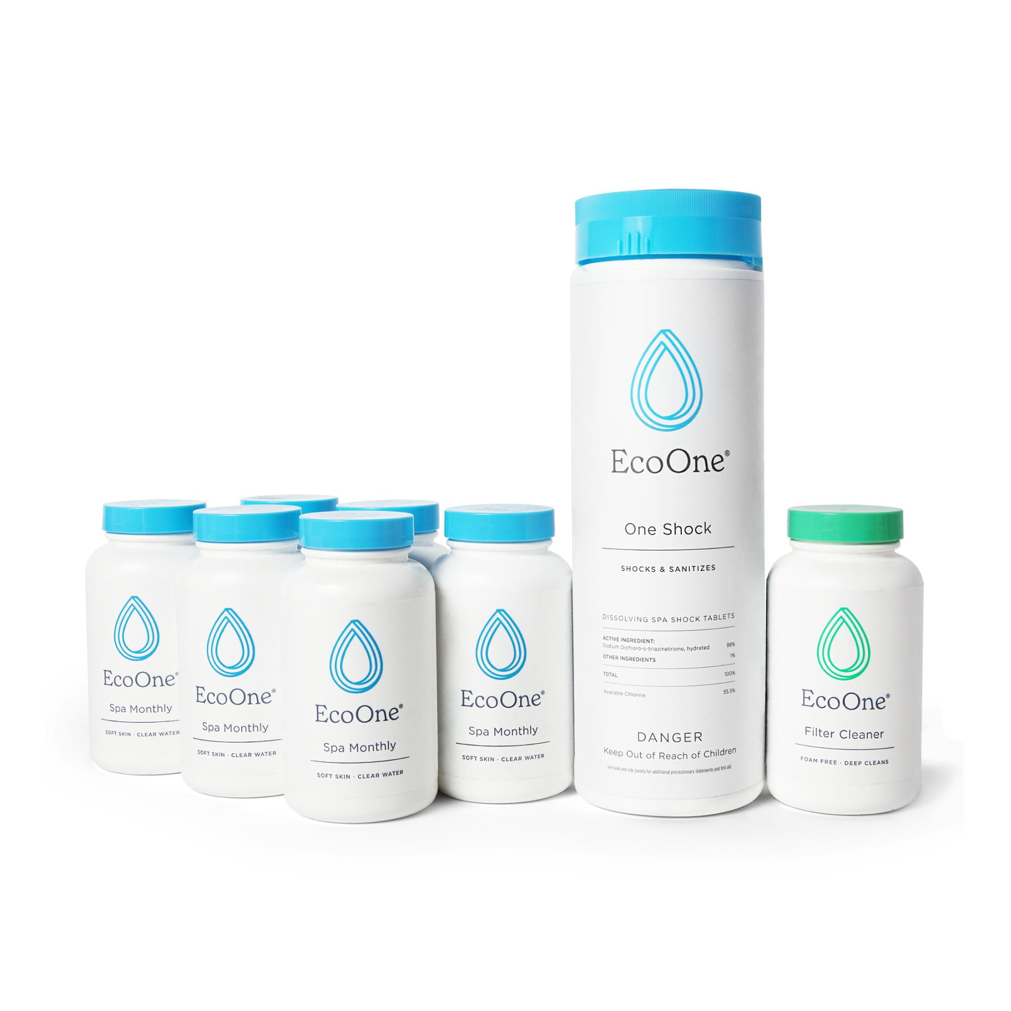 EcoOne Maintenance Kit, Spa & Hot Tub Monthly Maintenance Kit, 6-month