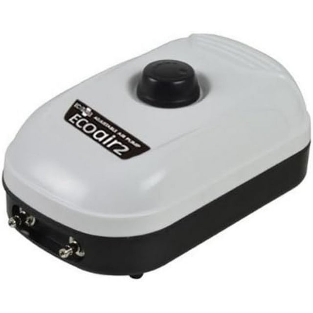 EcoPlus ECOair2 Adjustable Air Pump 126 GPH - 3 Watt with Two Outlets ...