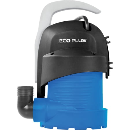 EcoPlus Elite Series Utility Submersible Water Pump 1/12 HP, 1530 GH