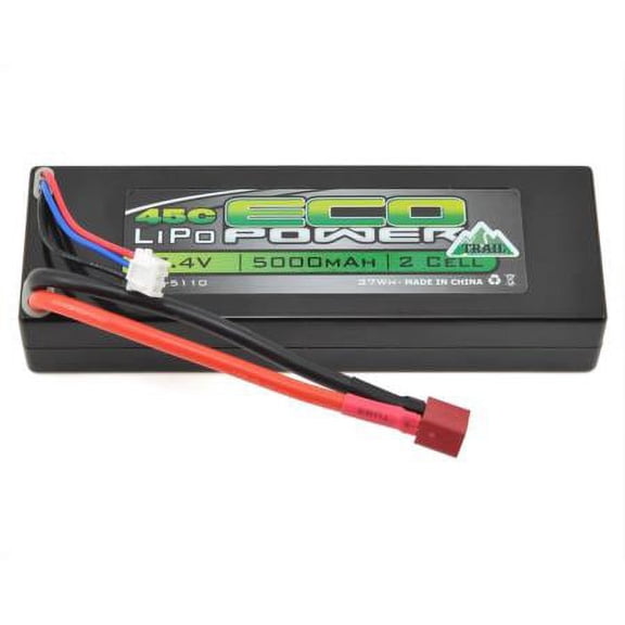 EcoPower ECP-5110 "Trail" 2S 45C Hard Case LiPo Battery (7.4V/5000mAh)