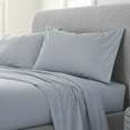 thumbnail image 1 of EcoPure® Comfort Wash Standard Blue Abstract Leaf Pillowcase Pair, 1 of 2