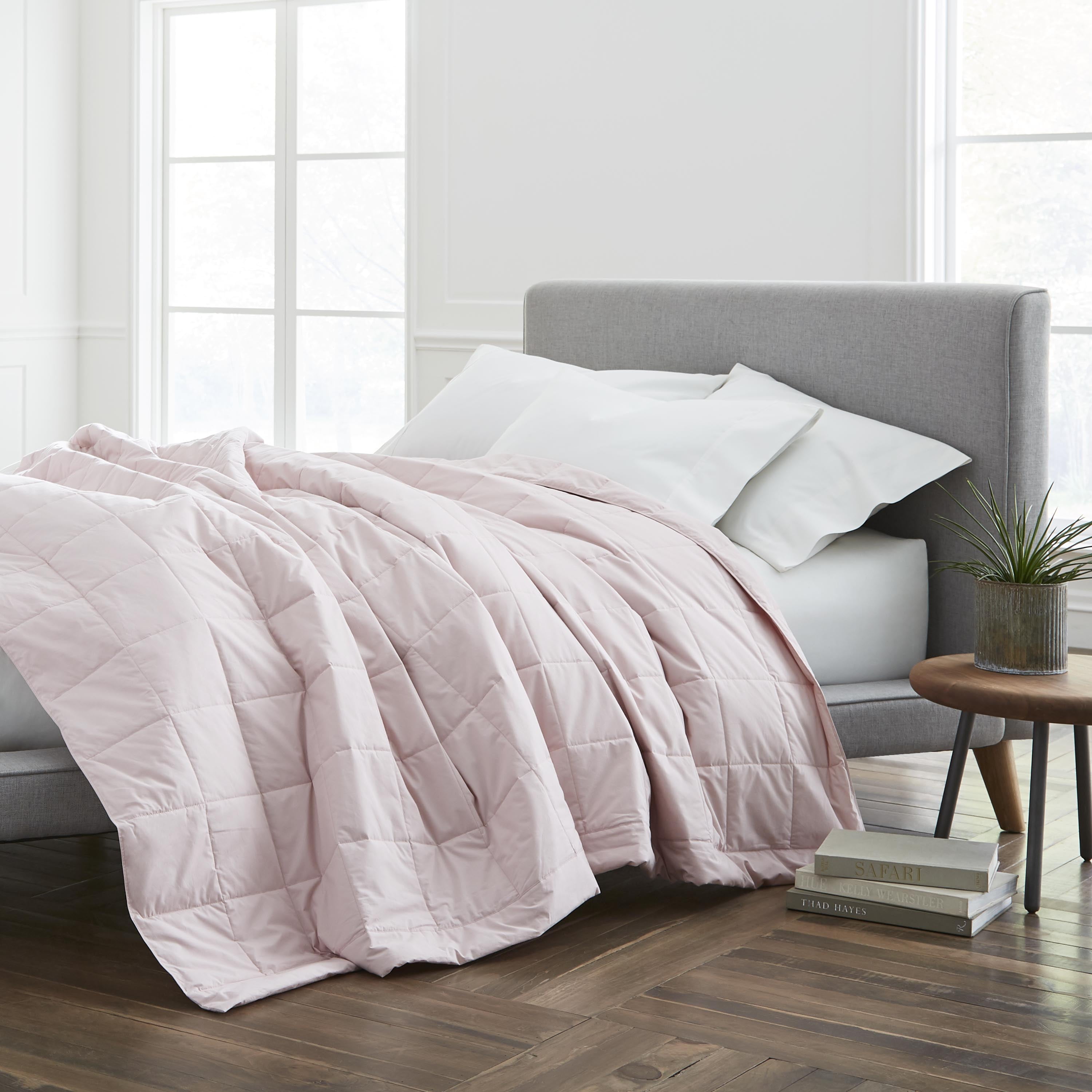 EcoPure® Cotton Filled Twin Pink Blanket