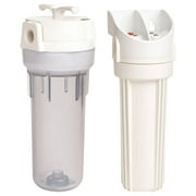 EcoPure EPW2S String Wound Whole House Replacement Water Filter, Universal Fit, Fits Most Major Brand Systems 2 pack