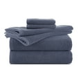thumbnail image 1 of EcoPure® Serene 6 Piece Oxford Blue Towel Set, 1 of 2