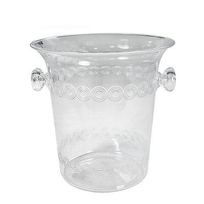 EcoQuality 1.5 Quart Clear Mini Ice Bucket Great for Party, Events, Kitchen, Office, Togo, Lunch, Cafeterias, Restaurants (1)