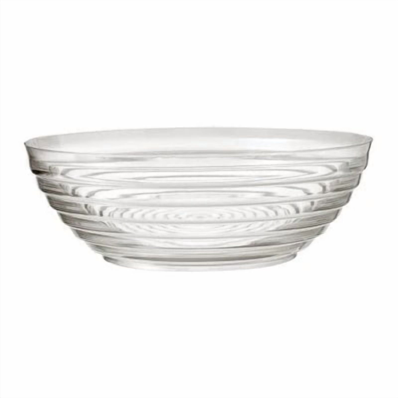EcoQuality 1 QT Clear Ringed Bowl - Disposable Plastic Soup Bowls, Heavy Duty Plastic Salad Bowls, Dessert Bowl for Baby Showers, Weddings, Birthday Party (36)