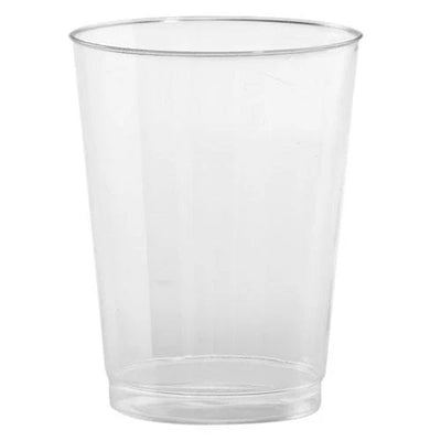 EcoQuality 10oz Clear Tumbler - Disposable Plastic Cups - Eco-friendly Cold Cups for Cocktails, Home, Office, Events, Wedding, Parties (240)