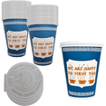 Nyu Design EcoQuality 10oz New York Greek Design Insulated Disposable Paper Hot ...