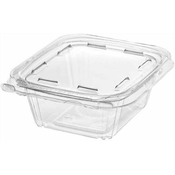 EcoQuality 12oz Clear Hinged Tamper Evident Snacks Deli Container (5)