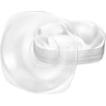 thumbnail image 1 of EcoQuality 12oz Clear Round Plastic Bowl - Elegant Disposable Serving Bowl for Weddings, Parties, and Special Events - Durable, Reusable Tableware - Perfect for Catering and Buffets (50), 1 of 3