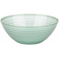 thumbnail image 1 of EcoQuality 12oz Translucent Green Plastic Round Bowls with Gold Rim - Disposable Translucent Plastic Soup Bowls, Heavy Duty Salad Bowls, Dessert Bowl, Baby Showers, Weddings, Birthday Party (10 Pack), 1 of 2