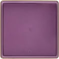 thumbnail image 1 of EcoQuality 13" inch Disposable Square Translucent Purple Plastic Plates with Gold Rim, China Like Party Plates, Heavy Duty Charger Plate, Dinner, Weddings, Baby Showers, Catering, Non Toxic (96), 1 of 4
