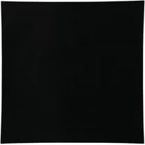 EcoQuality 13" inch Flat Square Charger Black Plastic Plates - China Like Party Plates, Heavy Duty Large Disposable Dinner Salad Plate Weddings, Serveware, Baby Showers, Anniversaries, Events (1)