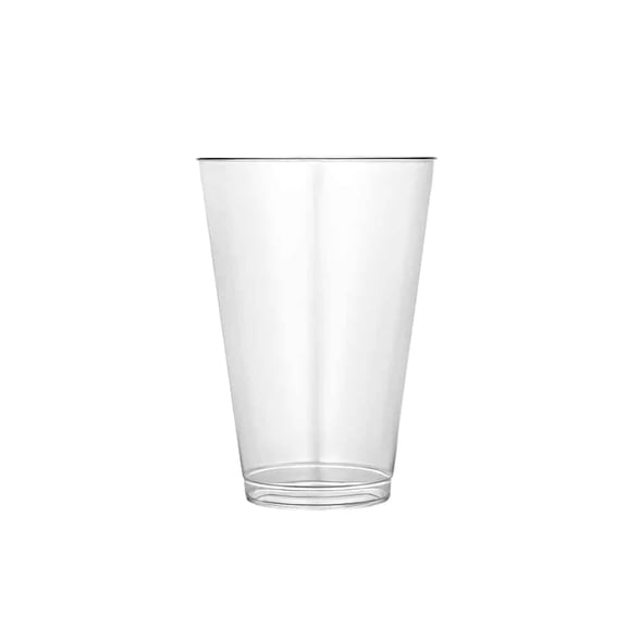 EcoQuality 14oz Clear Tumbler - Disposable Plastic Cups - Eco-friendly Cold Cups for Cocktails, Home, Office, Events, Wedding, Parties (480)