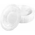 thumbnail image 1 of EcoQuality 14oz White Pearl Round Plastic Bowl - Elegant Disposable Serving Bowl for Weddings, Parties, and Special Events - Durable, Reusable Tableware - Perfect for Catering and Buffets (90), 1 of 3