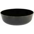 thumbnail image 1 of EcoQuality 16 oz Black Plastic Round Bowls with Gold Rim - Disposable Plastic Soup Bowls, Heavy Duty Salad Bowls, Reusable Soup Bowl, Baby Showers, Weddings, Birthday Party, BPA Free (20), 1 of 3