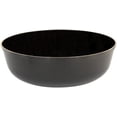 thumbnail image 1 of EcoQuality 16 oz Black Plastic Round Bowls with Gold Rim - Disposable Plastic Soup Bowls, Heavy Duty Salad Bowls, Reusable Soup Bowl, Baby Showers, Weddings, Birthday Party, BPA Free (40), 1 of 3