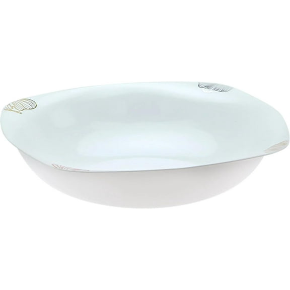 EcoQuality 16oz Salad Bowl with Gold, Silver and Rose Gold Design – Elegant Disposable Plastic Dinner Plate for Weddings, Parties, Catering, and Buffets – Durable & Reusable (80)