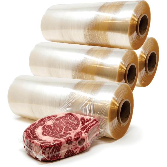 EcoQuality 18 Inch Bio Meat Film 4000 Feet Commercial Food Grade Plastic Wrap Roll