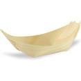 thumbnail image 1 of EcoQuality 1oz Mini Bamboo Boats, 2.3x1.9 Inch Disposable Serving Trays, Compostable Eco Friendly for Appetizers, Sushi, Sauces, Samples, Catering, BBQs, Parties (400), 1 of 2