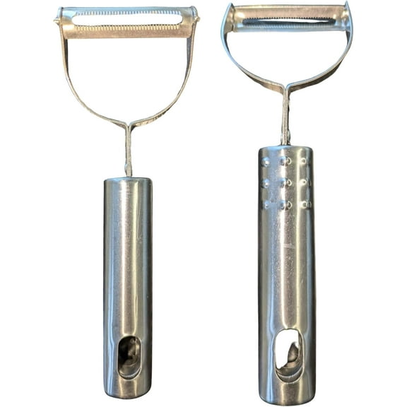 EcoQuality 2 x 7 Inch Stainless Steel Rust Proof Ergonomic Potato and Vegetable Peeler with Comfortable Handle for Restaurant Home Kitchen Cooking (4)