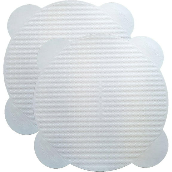 EcoQuality 20 Inch Round Paper Pizza Liner Absorbent Recyclable Compostable Grease Resistant Disposable Stackable Lightweight for Pizzerias, Parties, Catering (50)