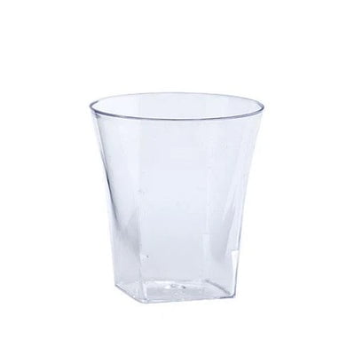 EcoQuality 2oz Clear Shot Glass - Disposable Clear Plastic Cups - Eco-friendly Cold Cups for Cocktails, Home, Office, Events, Wedding, Parties (60)