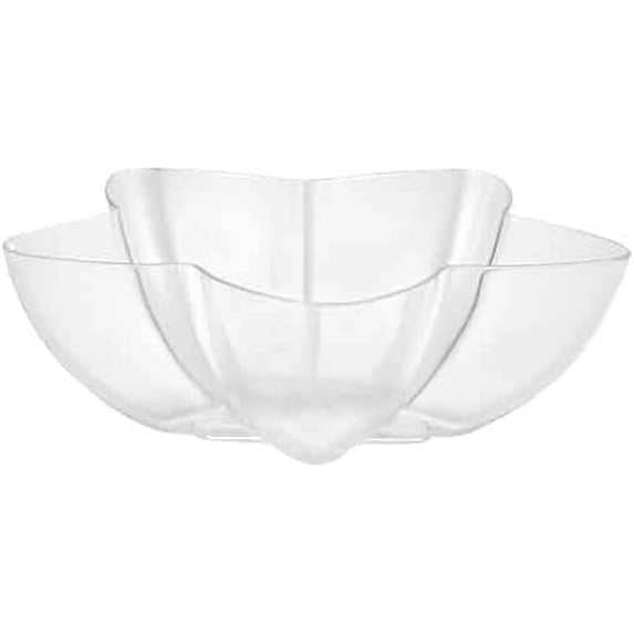 EcoQuality 3 oz Clear Mini Plastic Stardish – Disposable Dish for Appetizers Desserts Snacks Tastings and Samples Ideal for Catering Buffet Tables Weddings Parties Events (144)