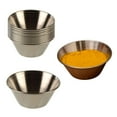 thumbnail image 1 of EcoQuality [36 PACK] 4 oz Stainless Steel Sauce Cups - Round Condiment Containers, Food Safe/Commercial Grade Safe/Portion Dipping Cups, Sauce Cups, Ramekins, 1 of 8