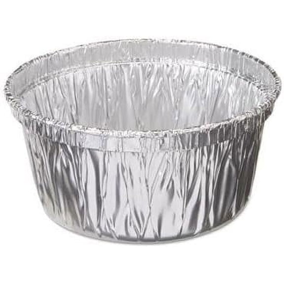 EcoQuality 4.0 Oz Leak Proof Aluminum Portion Cups - Disposable Metal Condiment & Baking Containers - Ideal for Sauces, Samples, Condiments, Jello Shots, Baking, Catering, Parties and More (25)