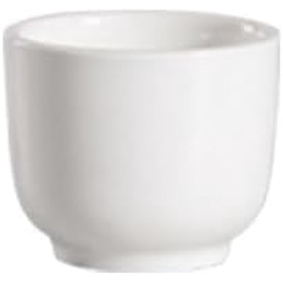 EcoQuality 4.5oz Bone White Porcelain Cup - Microwave, Oven, and Dishwasher Safe - Round Handleless Cup for Tea, Espresso, and Beverage - For Restaurants, Catering, Cafes, and Dining (72)
