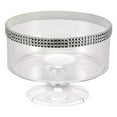 thumbnail image 1 of EcoQuality 40 oz. Trifle Bowl with Jewel Accent - Disposable Plastic Soup Bowls, Heavy Duty Plastic Salad Bowls, Dessert Bowl for Baby Showers, Weddings, Birthday Party (18), 1 of 1