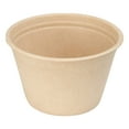 thumbnail image 1 of EcoQuality [400 PACK] 4 Oz Compostable Condiment Souffle Bagasse Cups - Portion Cup - Sugarcane, Biodegradable Perfect For Sauces, Samples, Condiments, Slime, Jello Shot, Food Storage, Small Cups, 1 of 3
