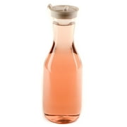 EcoQuality 50 Ounce Clear Plastic Pitcher with Hinged Flip Top Lid
