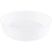 EcoQuality 6 oz White Plastic Bowls - Disposable Plastic Dessert Bowls, Ice Cream Bowl, Sundae Bowl, Heavy Duty Plastic Soup Bowls for Baby Showers, Weddings, Birthday Party, Receptions (20)