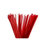 EcoQuality 7.5" Red Plastic Drink Stirrers for Coffee and Cocktails (1000 Pack)