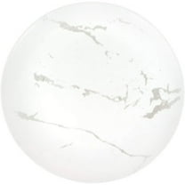EcoQuality 7.5" inch Disposable Round Stone Collection Plastic Serving Plates, China Like Party Plates, Heavy Duty Dinner Serving Plate, Platter, Weddings, Baby Showers, Catering, Non Toxic (10)