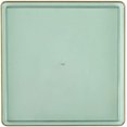 thumbnail image 1 of EcoQuality 7.75" inch Disposable Square Translucent Green Plastic Plates with Gold Rim, China Like Party Plates, Heavy Duty Dessert Plate, Salads, Weddings, Baby Showers, Catering, Non Toxic (90), 1 of 4