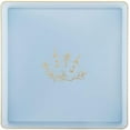thumbnail image 1 of EcoQuality 7.75" inch Square Plastic Plates Heavy Duty Plastic Hanukkah Dinner Plates with Blue Gold Chanukah Design Hanukkah Party Disposable Charger Plate China Like Plastic Salad Plate (16 Pack), 1 of 2