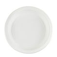 thumbnail image 1 of EcoQuality 7" inch Disposable Round White Plastic Serving Plates, China Like Party Plates, Heavy Duty Dinner Serving Plate, Platter, Weddings, Baby Showers, Catering, Non Toxic (30), 1 of 1
