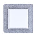thumbnail image 1 of EcoQuality 7" inch Disposable Square Textures Gold Paper Serving Plates, China Like Party Plates, Heavy Duty Dinner Serving Plate, Platter, Weddings, Baby Showers, Catering, Non Toxic (96), 1 of 1
