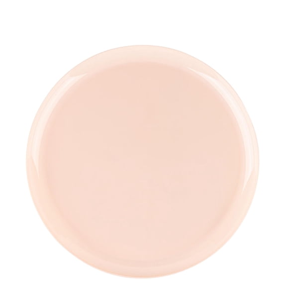 EcoQuality 8.6" inch Round Pink Disposable Plastic Plates - Heavy Duty Large Disposable Charger Dinner Plate Weddings, Serveware, China Like Salad Party Plates (10 Pack)