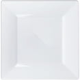 thumbnail image 1 of EcoQuality 8" inch White Square Plastic Plates - Disposable China Like Party Plates, Heavy Duty Dinner Plates, Salad Plate, Dinners, Dessert, Wedding, Serveware, Catering (60), 1 of 3