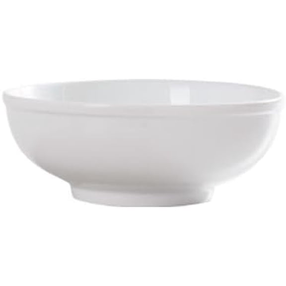 EcoQuality 84oz Bone White Porcelain Soup Bowl - For Family Style Pasta, Large Salad, Buffet, Shared Entree Serving Bowl - For Restaurants, Hotels, Banquets, Catering, and Dining (12)