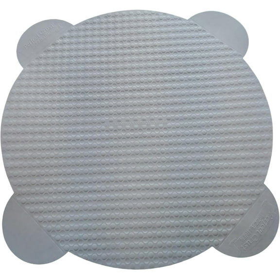 EcoQuality 9 Inch Round Paper Pizza Liner Absorbent Recyclable Compostable Grease Resistant Disposable Stackable Lightweight for Pizzerias, Parties, Catering (50)