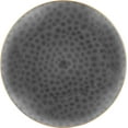 thumbnail image 1 of EcoQuality 9" inch Round Hammered Translucent Black Plastic Dinner Plates with Gold Rim - China Like Party Plates, Heavy Duty Large Disposable Charger Salad Plate Weddings, Serveware (80 Pack), 1 of 5