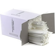 Individually Wrapped Clear Plastic Drinking Straws 500/Box - Disposable Clear Straws, BPA Free Plastic, Cold or Hot Drinks - Soda Straws, Party Straws, Birthday Parties, Catering (1)