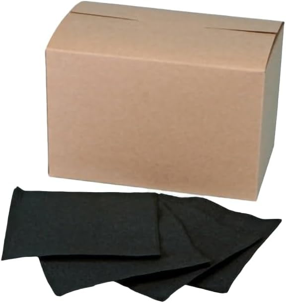 Bulk Black Paper Cocktail Napkins - 250 Count, 2-Ply 5x5 Folded, For Weddings & Parties